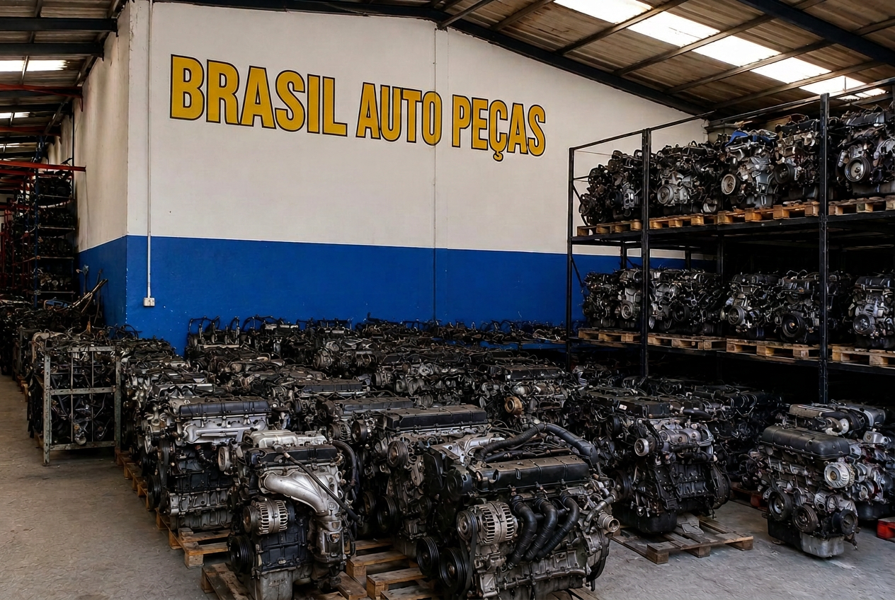 Estoque de motores Brasil Auto Peças